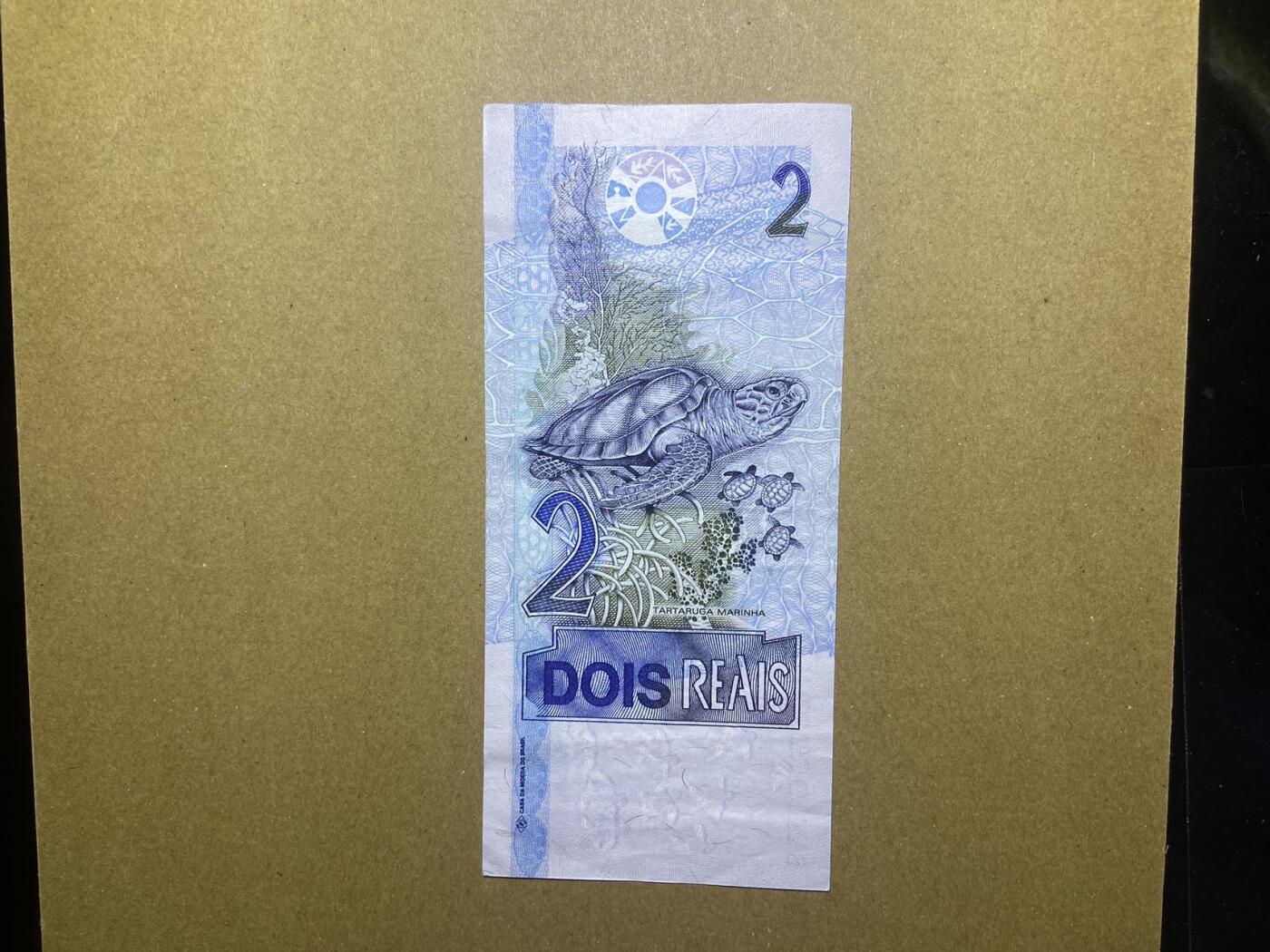 【炜奕收藏】，第十八期 巴西2雷亚尔，流通好品