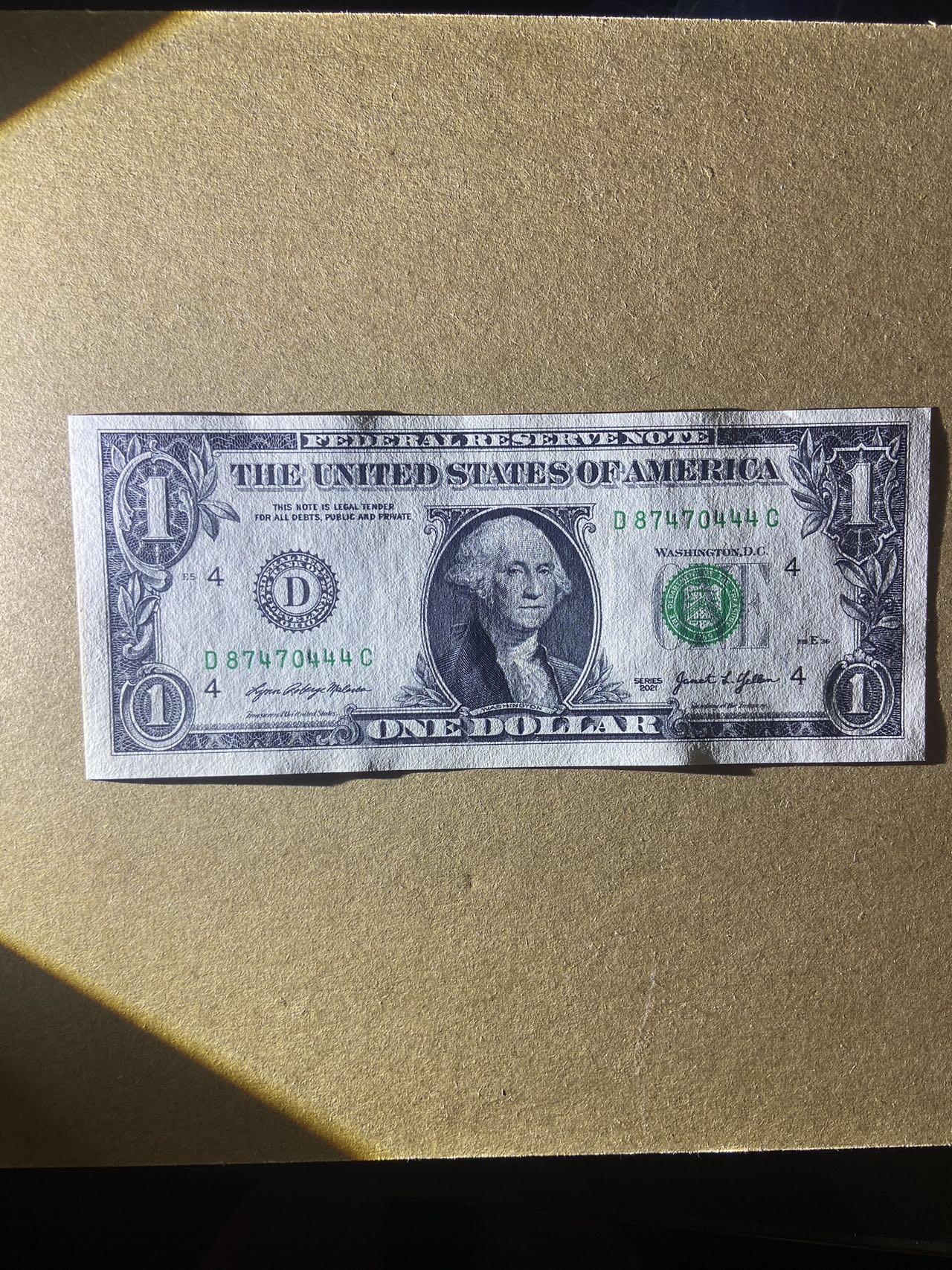 【炜奕收藏】，第十八期 1美元豹子号，UNC品相