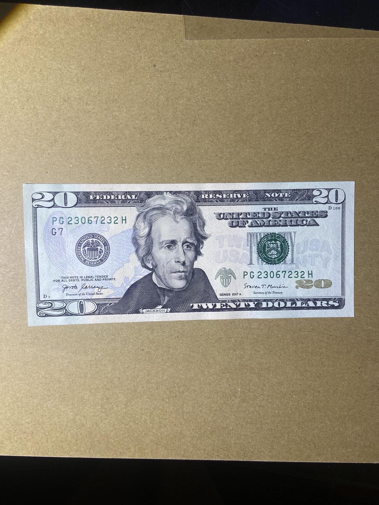 【炜奕收藏】，第十八期 20美元，UNC品相