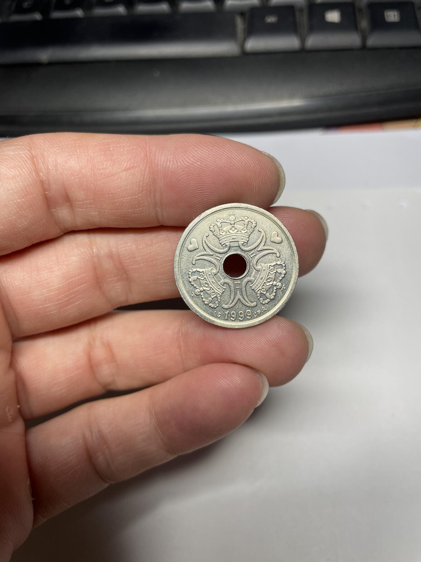 每日一拍，2024年集古藏今外币拍卖第十七期-第8场—（总第168拍），可以寄存60天，满160元包邮。 1999年丹麦2克朗