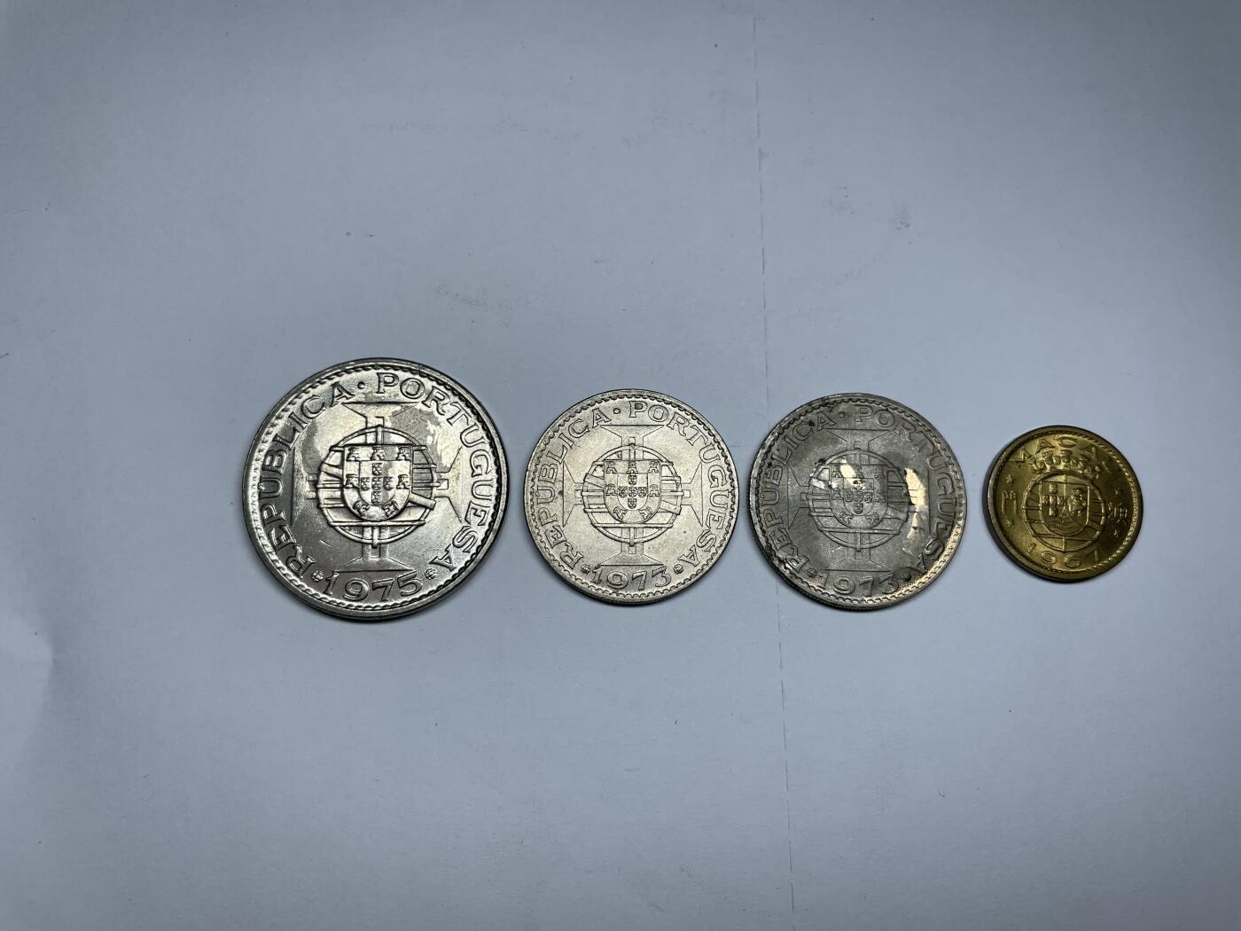 每日一拍，2024年集古藏今外币拍卖第十七期-第8场—（总第168拍），可以寄存60天，满160元包邮。 澳门各面值四枚
