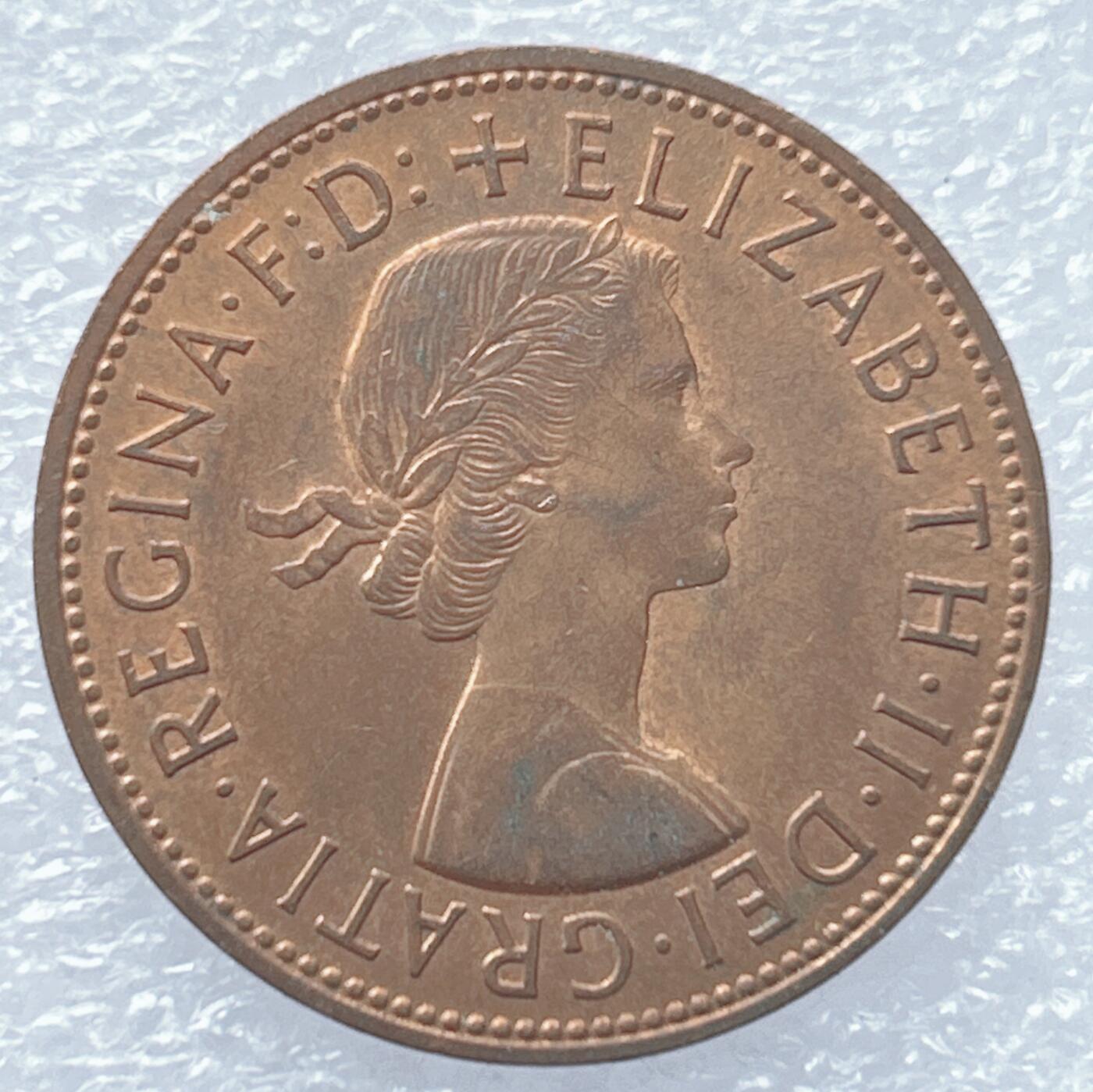 海外回流1元起拍小铺 各国钱币散币场 第18期 英国1967年1便士铜币 带光好品