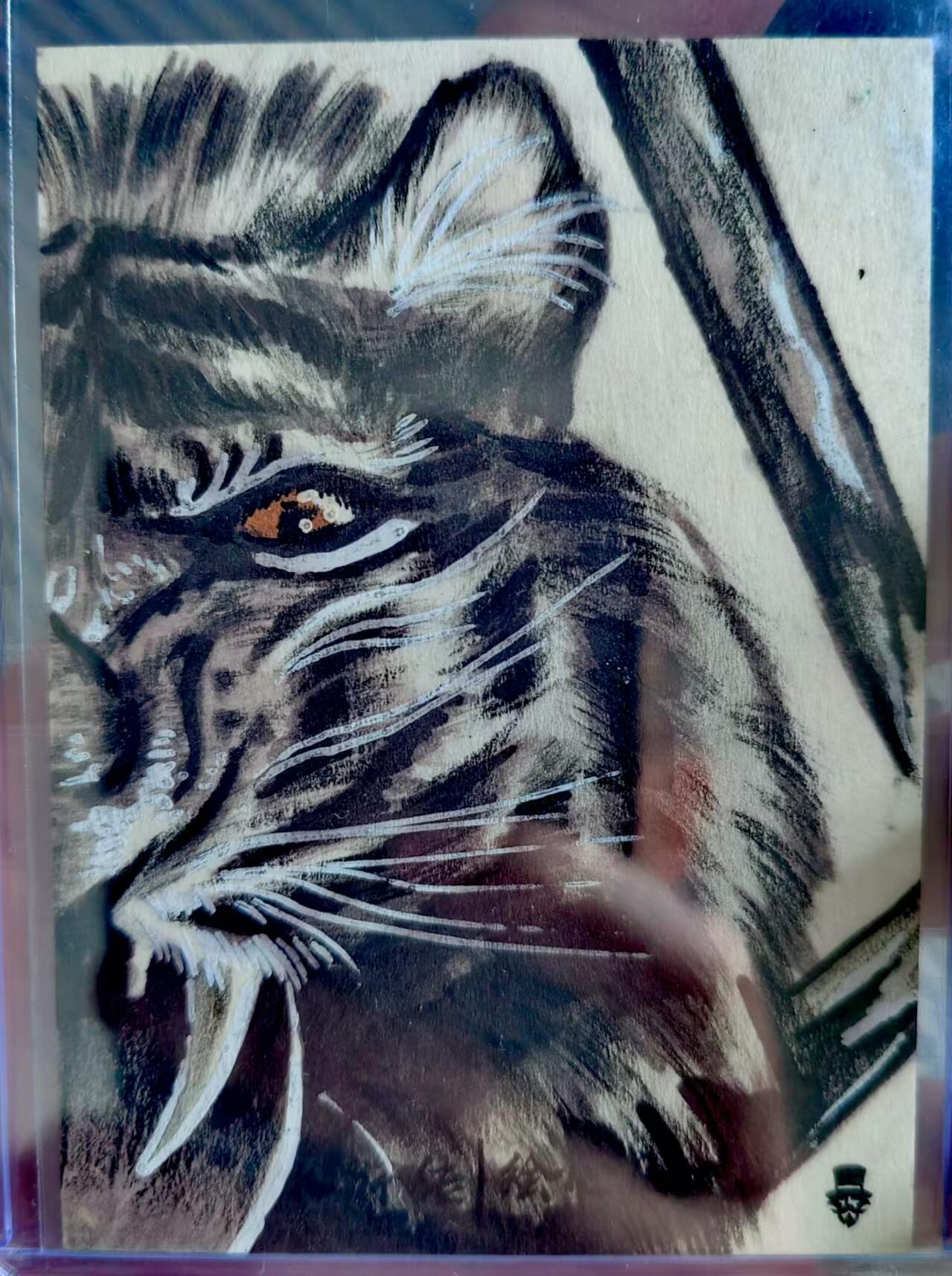 龍虎11（本店邮费8元，满120元或满5件包邮，不支持寄存服务，介意勿拍） 手绘卡ᴿ 虎哥！ 画师：梓薇 1/1 :3