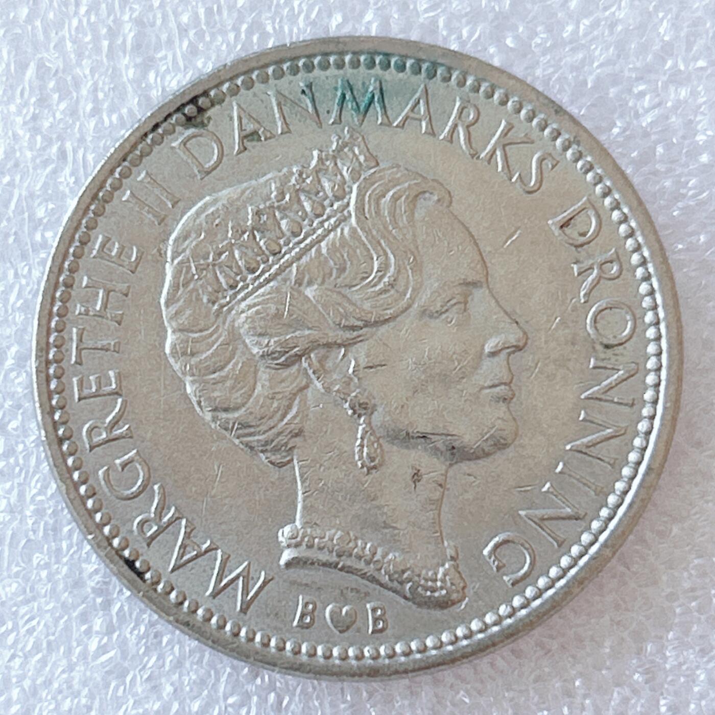 海外回流1元起拍小铺 各国钱币散币场 第18期 丹麦1979年10克朗玛格丽特二世女王铜镍币