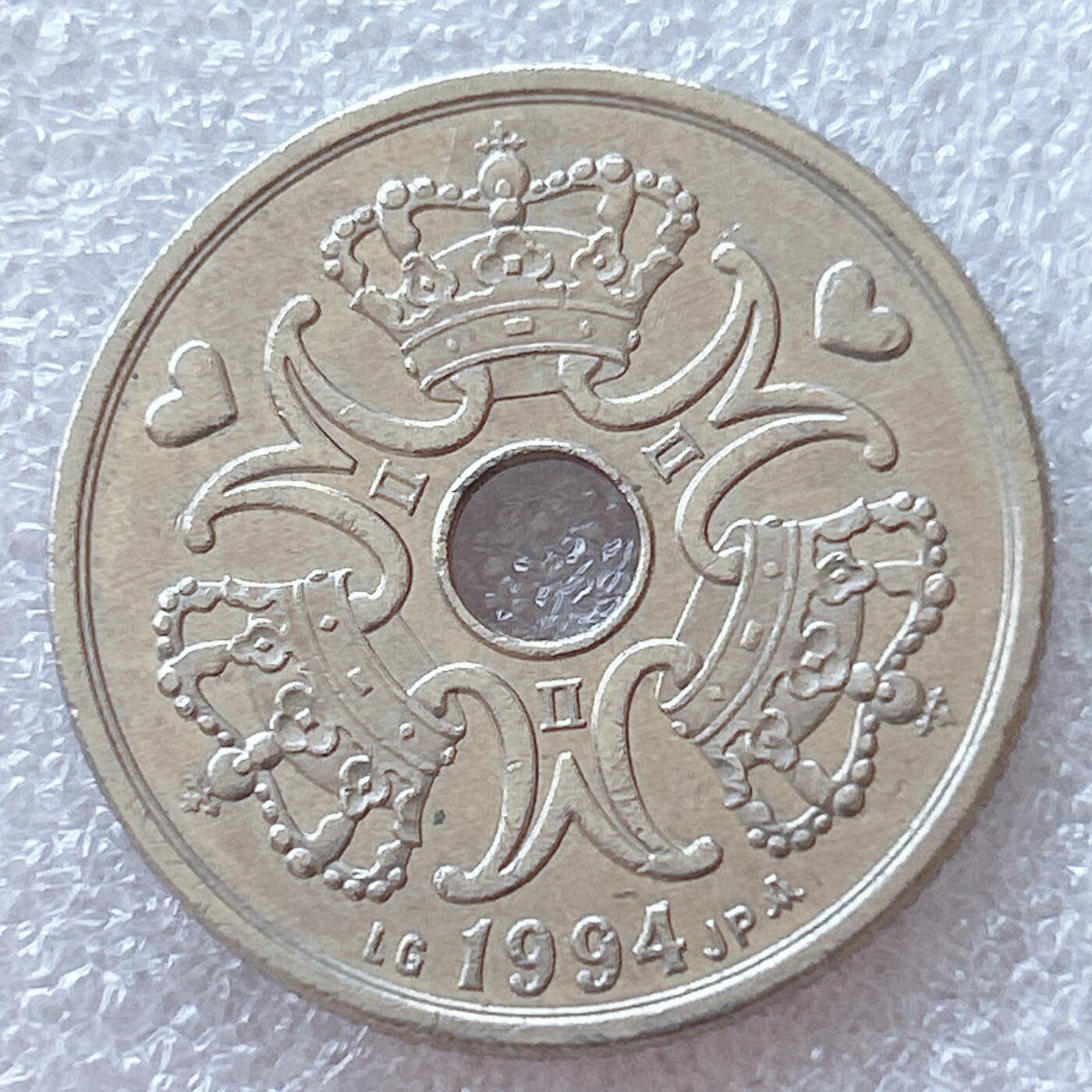 海外回流1元起拍小铺 各国钱币散币场 第18期 丹麦1994年5克朗 好品