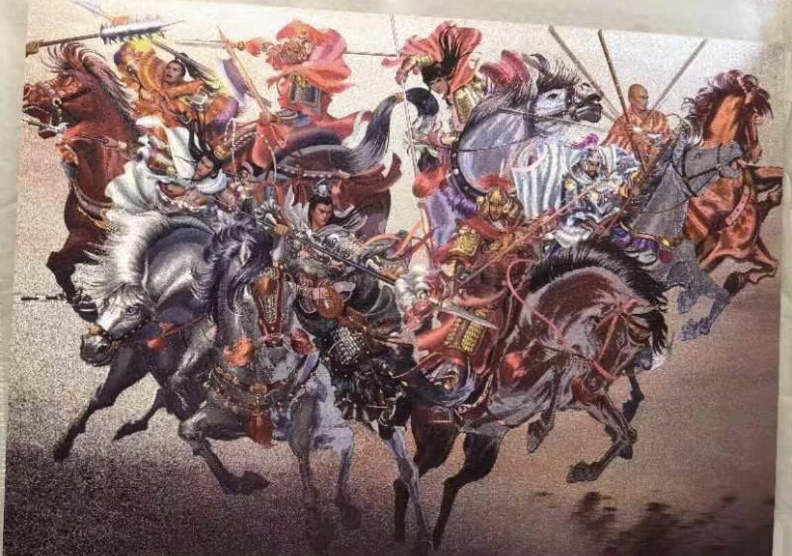 阳大大卡牌超级大甩拍第25期（固定周五晚上八点截拍，持续收拍品，进群福利早知道） 百里卡牌 杨家将特卡 A4大小 一套两张 七郎八虎+杨门女将，粗闪工艺 图为参考