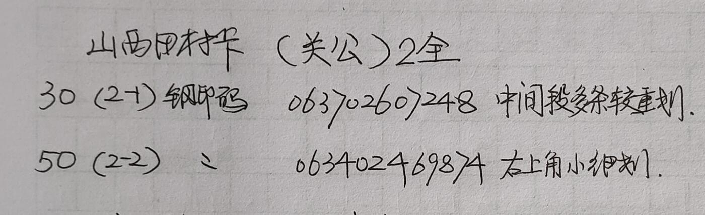 公藏第24期裸卡拍卖 山西田村卡（关公）2全，品相钢印码见图表。（2-1）有金粉氧化。