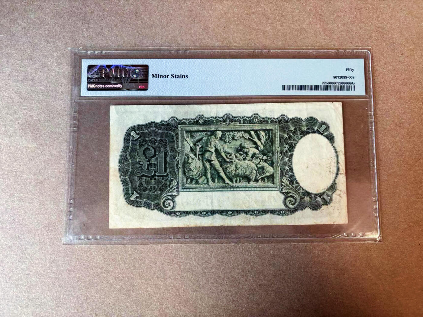 【Blue Auction】✨世界纸币精拍第574期【精】 【无47】澳大利亚 1933-38年1镑 英王乔五 PMG50