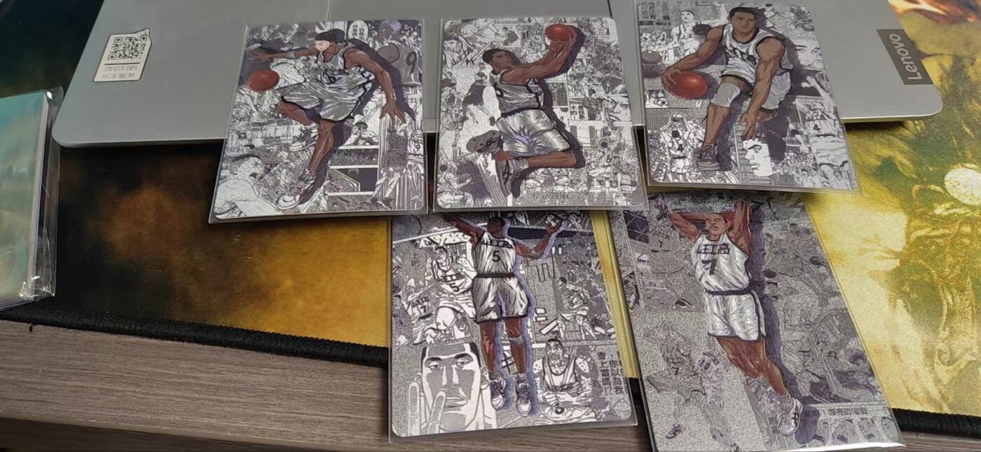 阳大大卡牌超级大甩拍第25期（固定周五晚上八点截拍，持续收拍品，进群福利早知道） 星宿文创 灌篮高手 粗闪5张