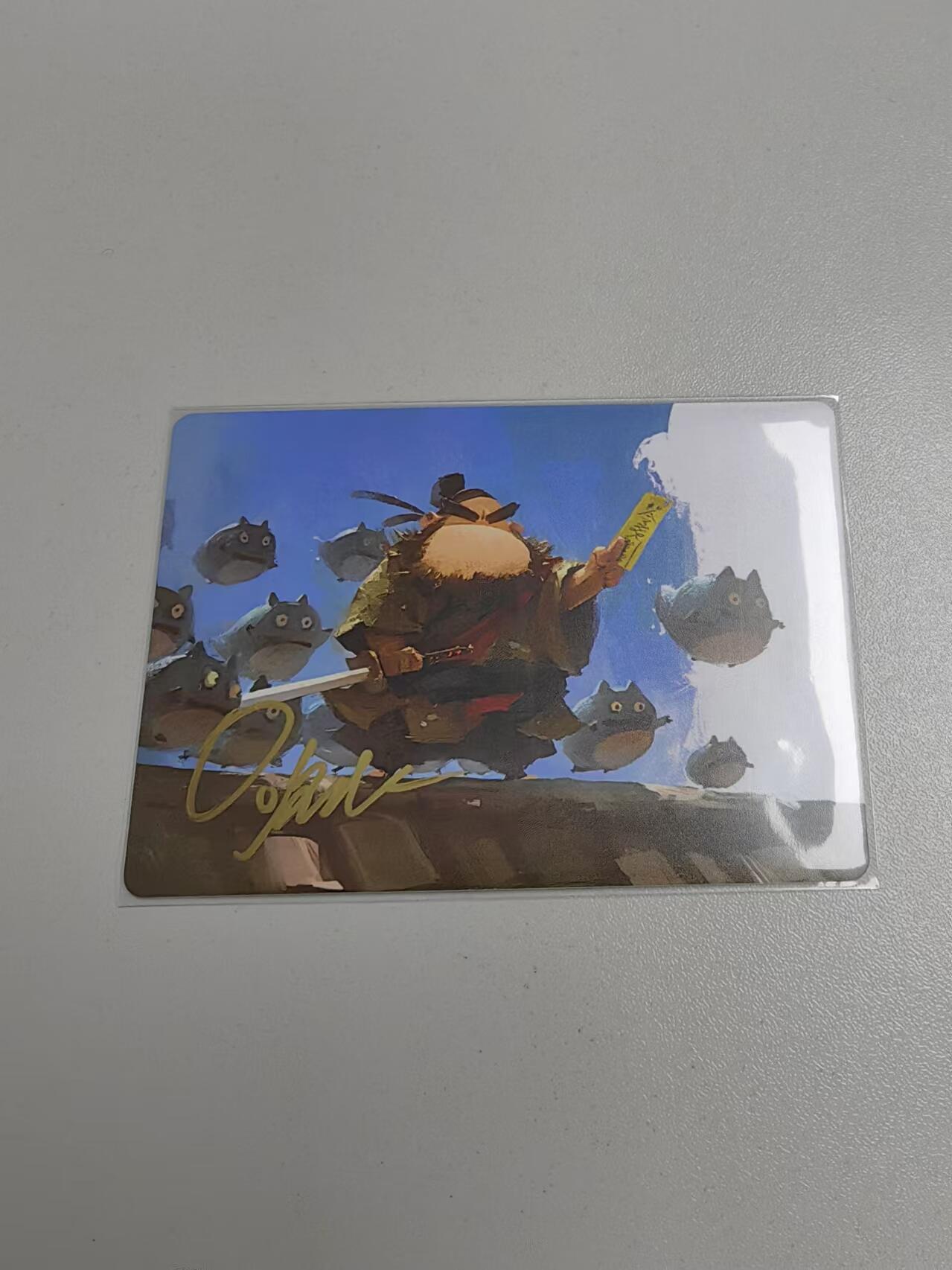 龍虎11（本店邮费8元，满120元或满5件包邮，不支持寄存服务，介意勿拍） 【亲签编号】普卡 泡泡牛-布丁钟馗 编号123