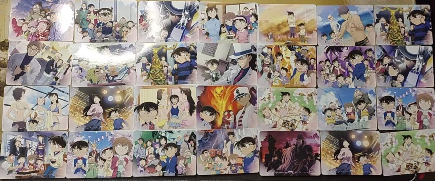 龍虎11（本店邮费8元，满120元或满5件包邮，不支持寄存服务，介意勿拍） 名侦探柯南28张