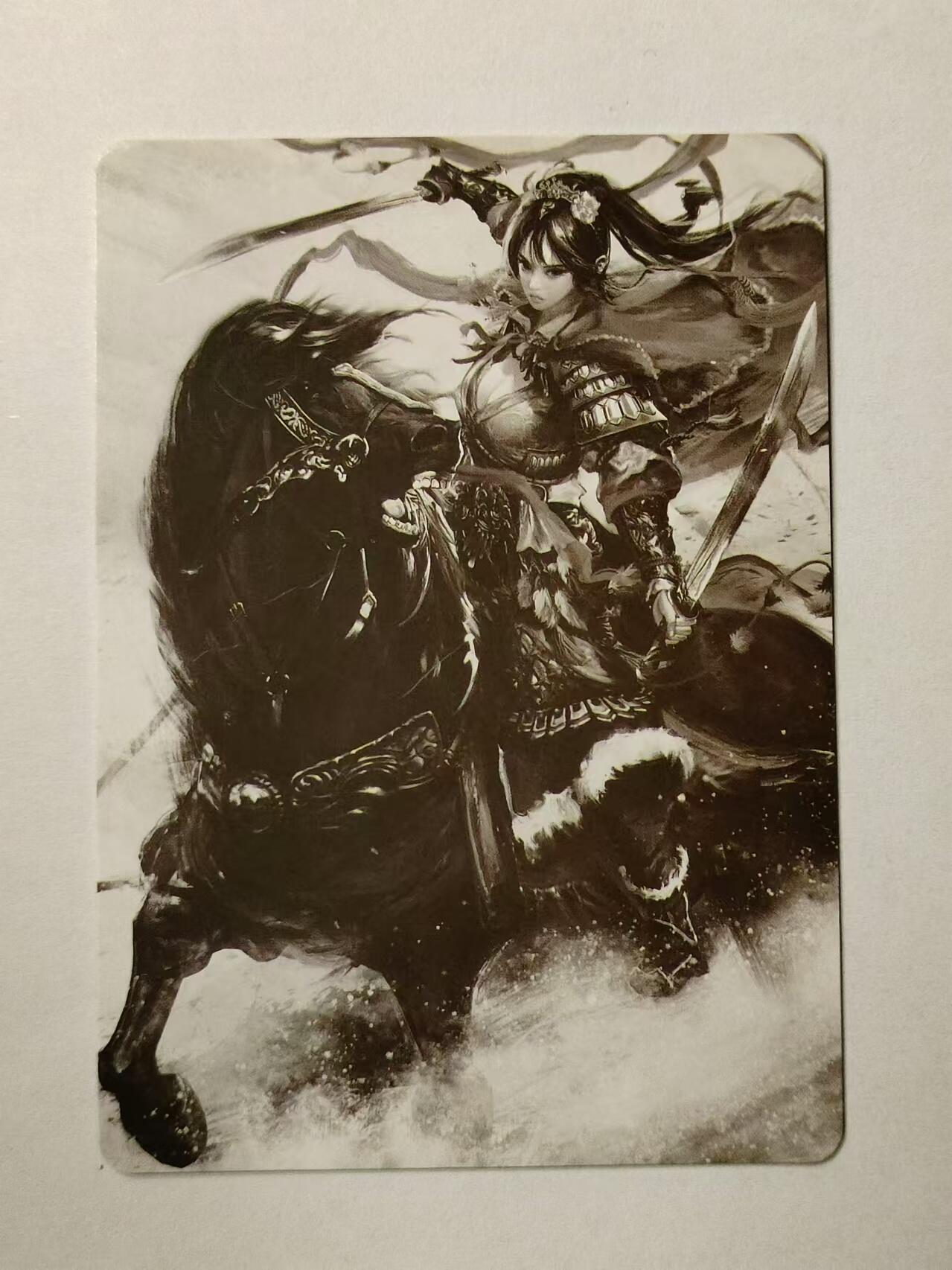 龍虎11（本店邮费8元，满120元或满5件包邮，不支持寄存服务，介意勿拍） 粗闪卡 星宿文创-扈三娘