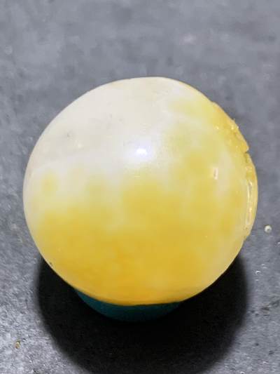 精美亚光冰飘战国红玛瑙手工雕刻道字圆珠一颗 精美亚光冰飘战国红玛瑙手工雕刻道字圆珠一颗