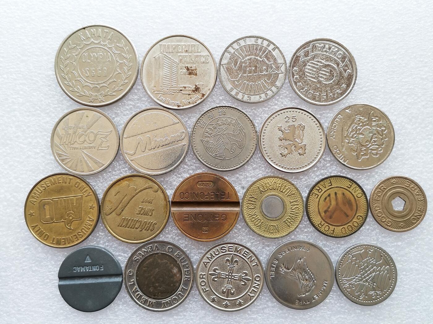 第一海外回流一元起拍收藏 散集专场 第136期. 代币，章 20枚