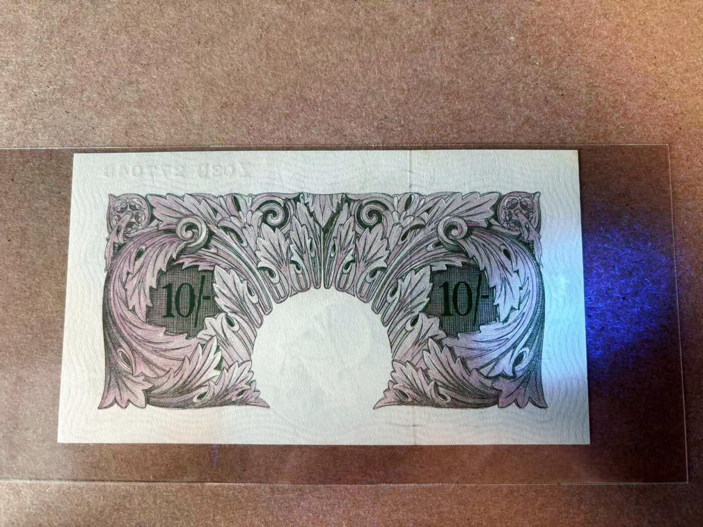 【Blue Auction】✨世界纸币精拍第576期【精】 英国 A序列10先令 紫色版 UNC-
