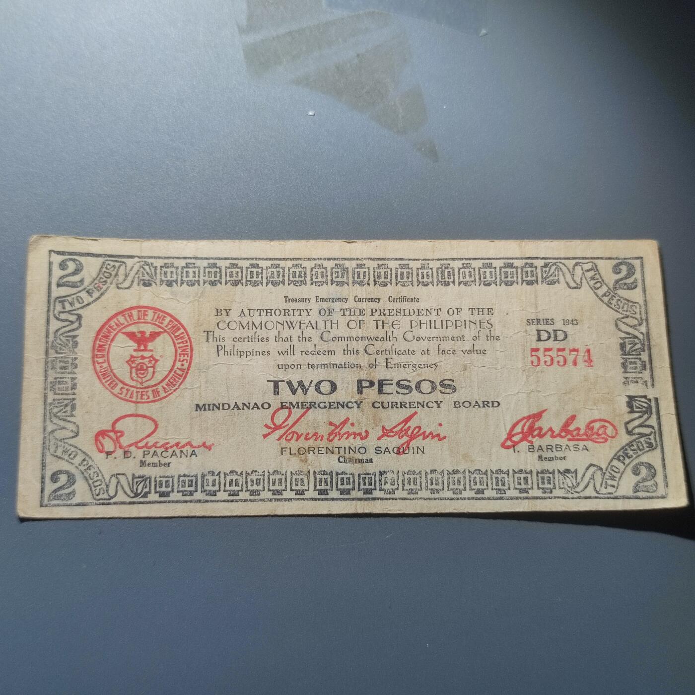 PCAI钱币9-55中国书籍钱币小专场 1943年菲律宾 抗战币