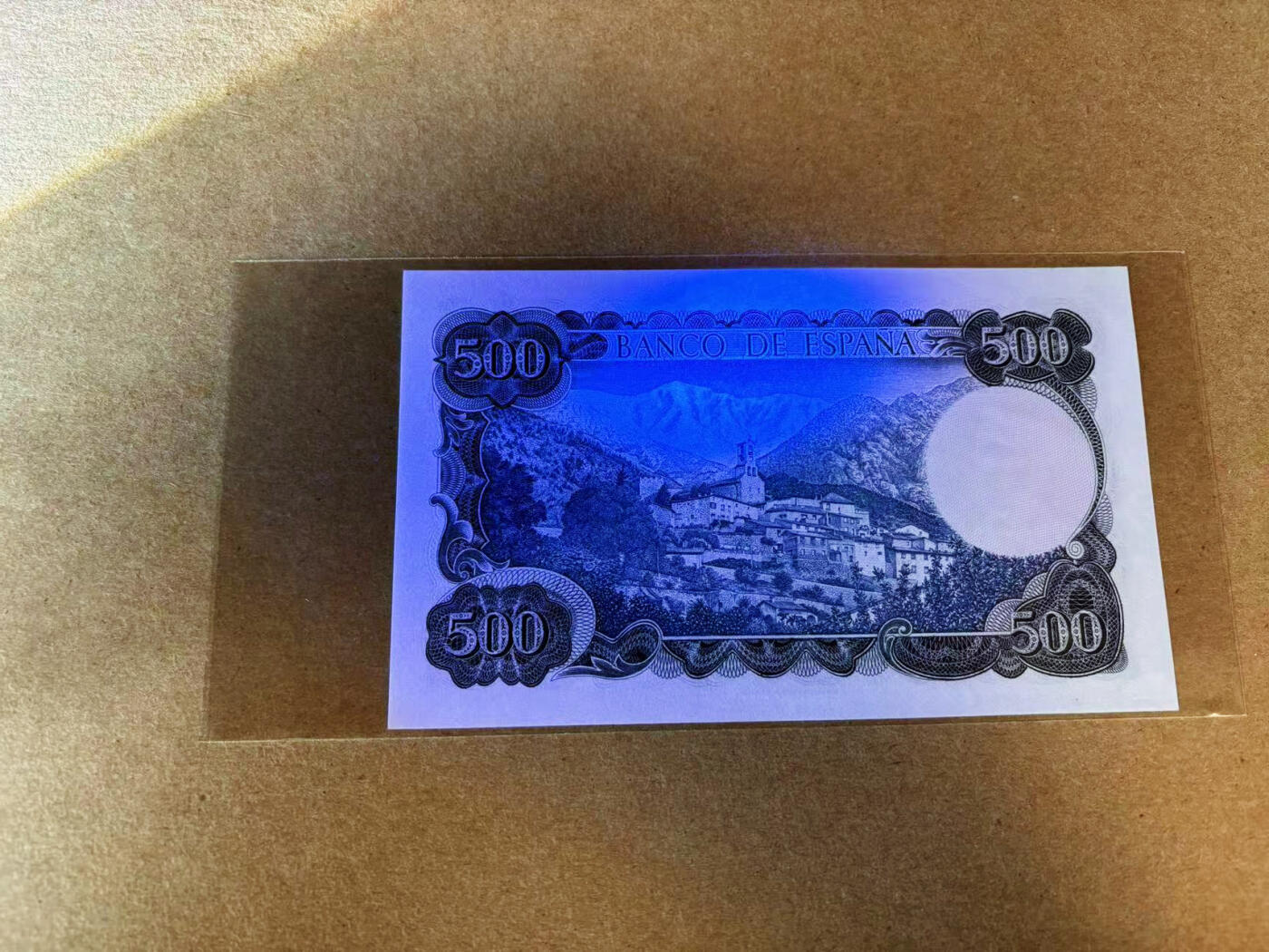 【Blue Auction】✨世界纸币精拍第576期【精】 西班牙 1971年500比塞塔 UNC- 