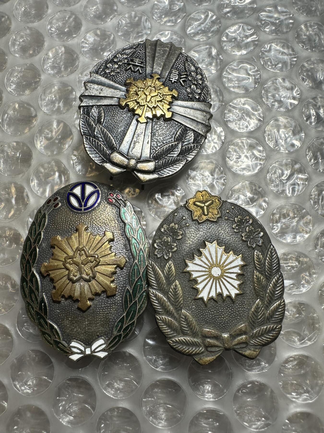 批量日本钱币，章 精美，日本章3枚