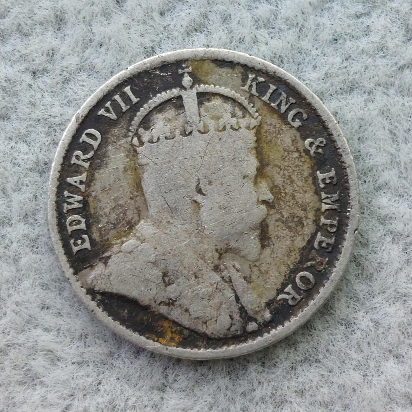 香港1903年爱德华七世5仙银币