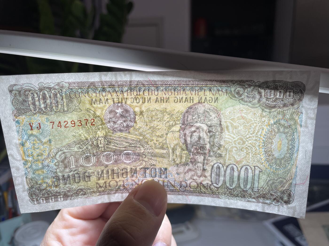 2024年集古藏今外币拍卖第十七期-第10场—（总第170拍-纸币专场），本期拍完结算一次，发货时间2-3天，休息几天后继续新的一期拍卖。 越南1000盾2张