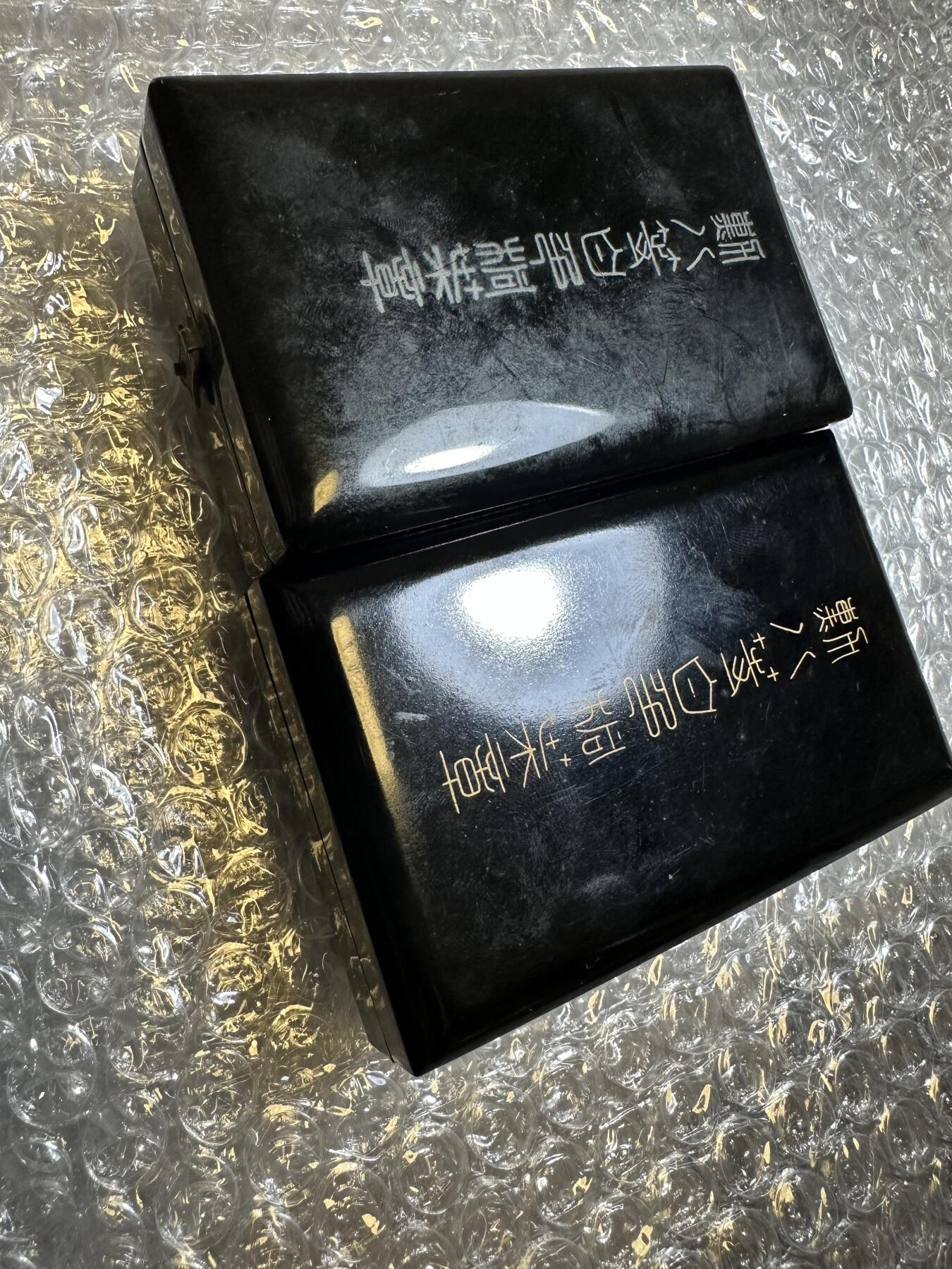 批量日本钱币，章 白色桐叶章一对，银制，完整-原盒带略