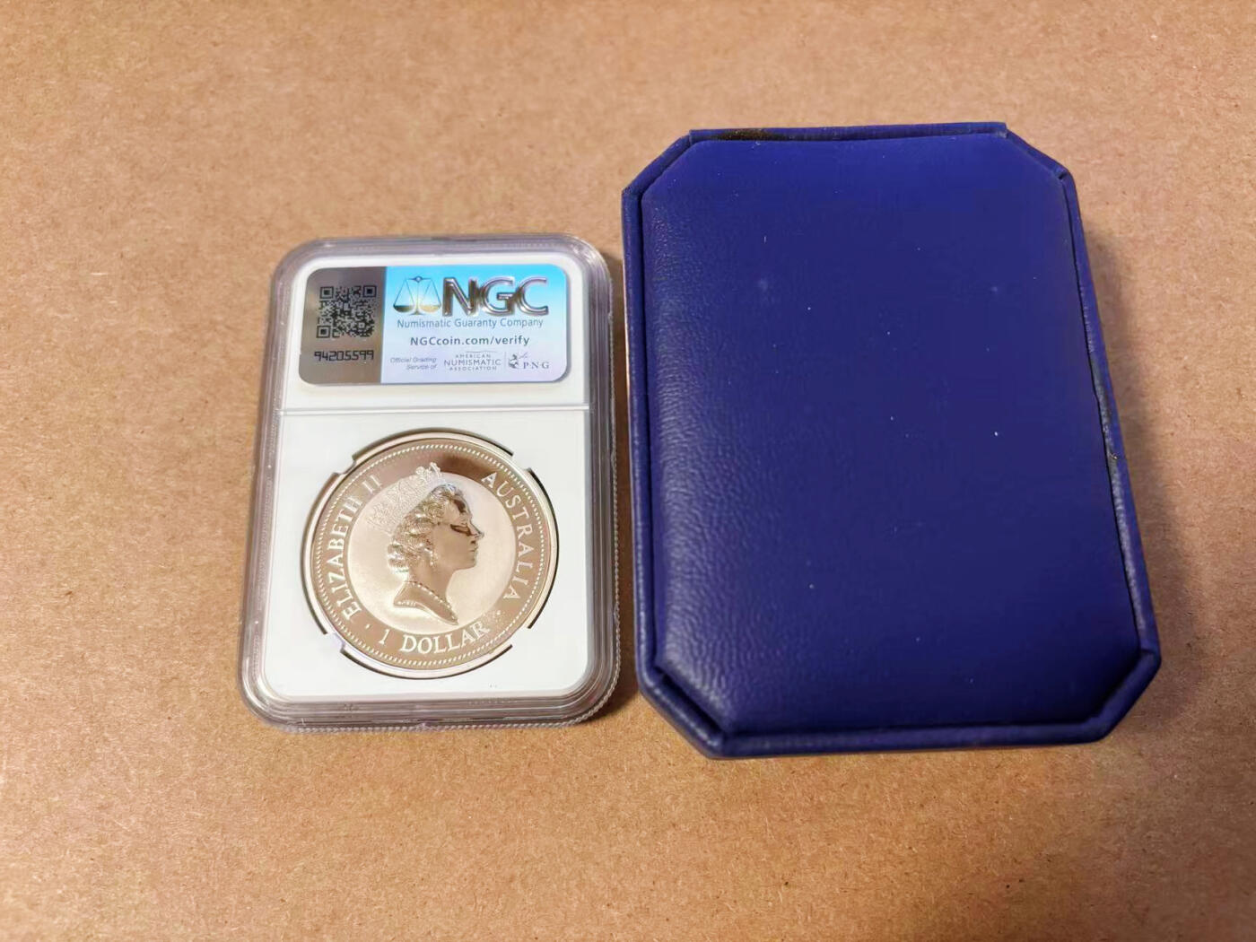 【Blue Auction】✨世界纸币精拍第577期【精】 【带盒】澳大利亚 1997年1元 Kookaburra-Dragon Privy 大银币 NGC MS69 