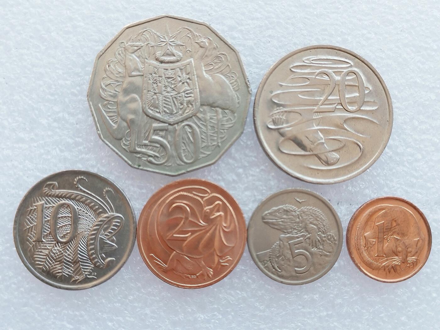 第一海外回流一元起拍收藏 散集专场 第138期 澳大利亚硬币 6枚