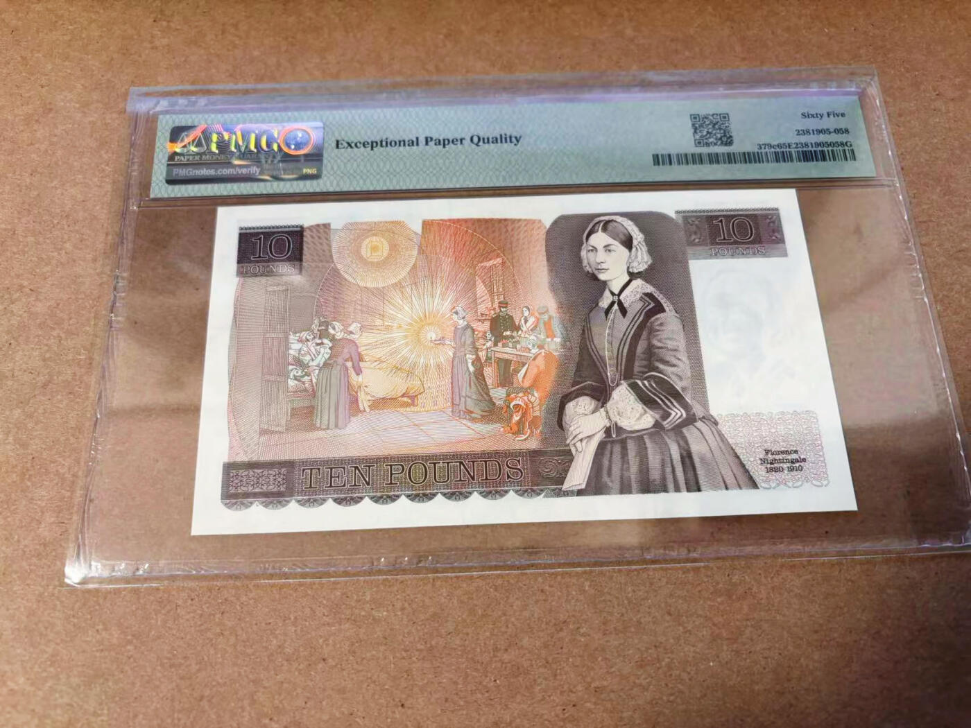 【Blue Auction】✨世界纸币精拍第577期【精】 英国 D序列 1984-86年10镑 PMG65EPQ 