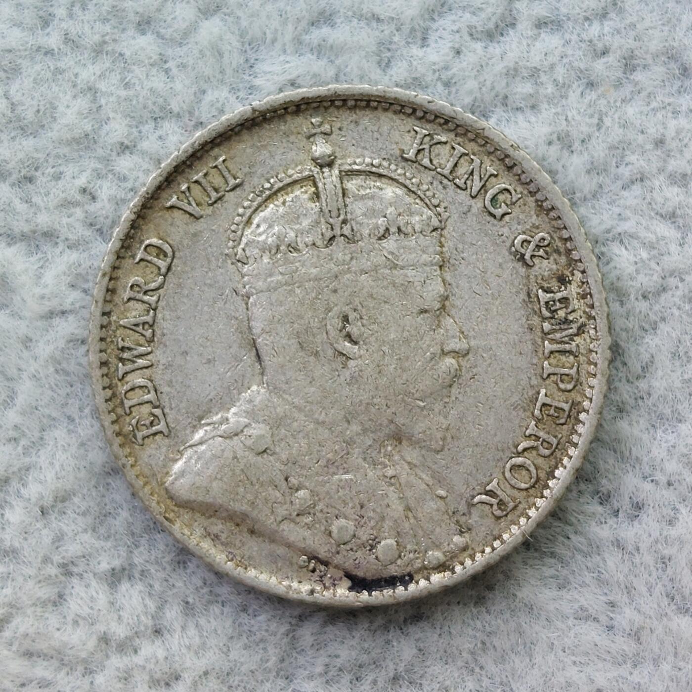 香港1903年爱德华七世1毫银币