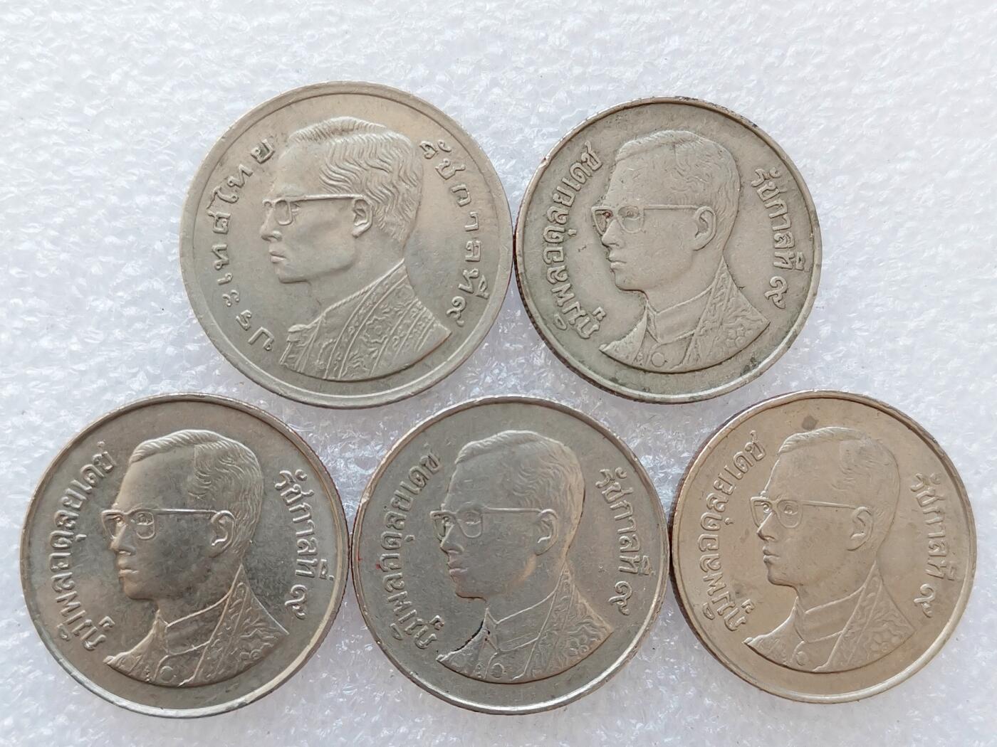 第一海外回流一元起拍收藏 散集专场 第138期 泰国龙舟版硬币 5枚