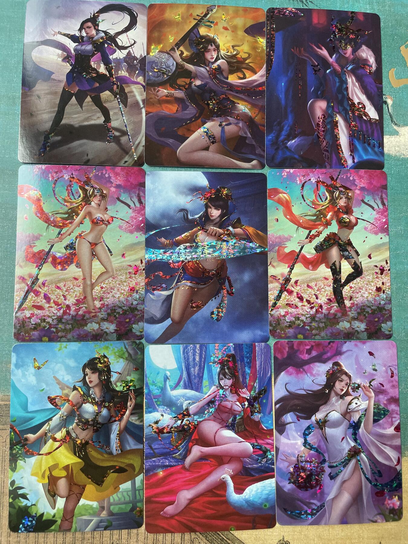 开心玩 第三期 三国国风美女一套9张