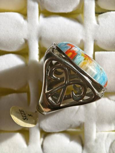 十七期拍卖 回流千花琉璃戒指