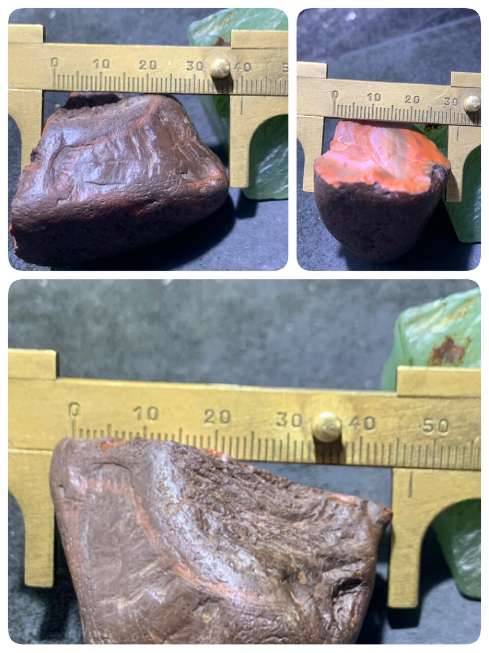 精美开窗料铁皮南红玛瑙原石一颗，