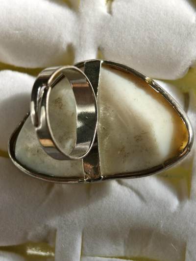 十七期拍卖 回流异形珍珠戒指