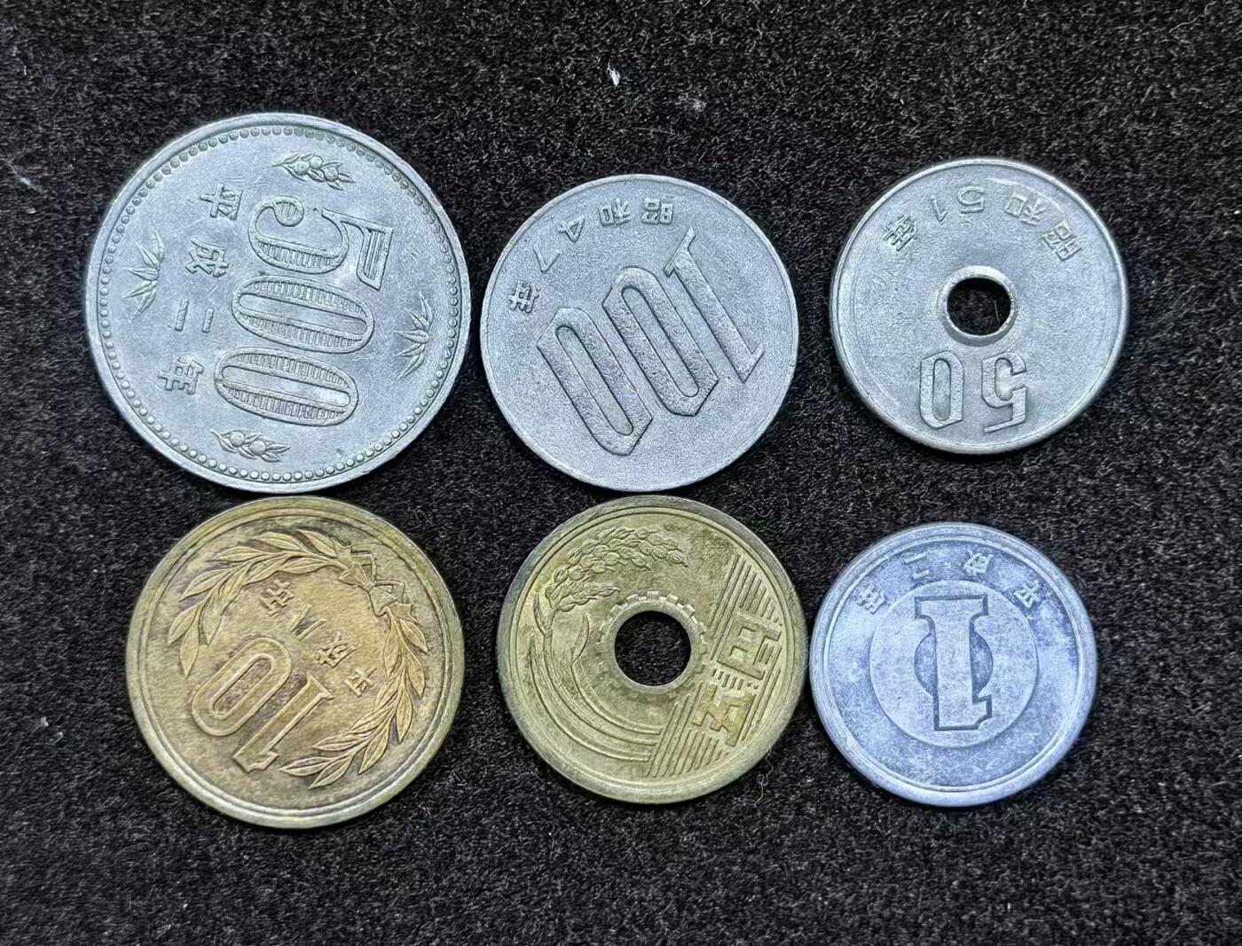北京马甸外国币专卖微拍第130期，外国非贵金属流通币，纪念币，专场，陆续上新，欢迎关注 日本