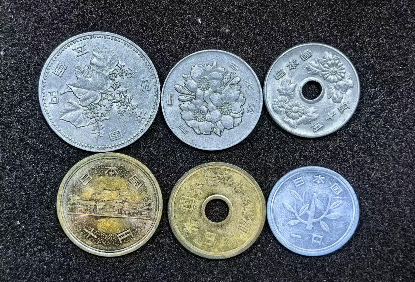 北京马甸外国币专卖微拍第130期，外国非贵金属流通币，纪念币，专场，陆续上新，欢迎关注 日本