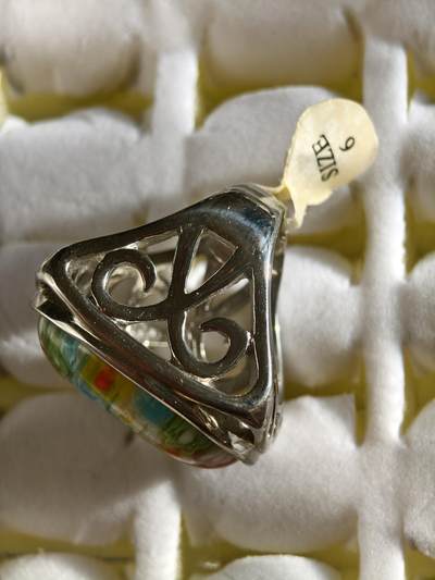 十七期拍卖 回流千花琉璃戒指