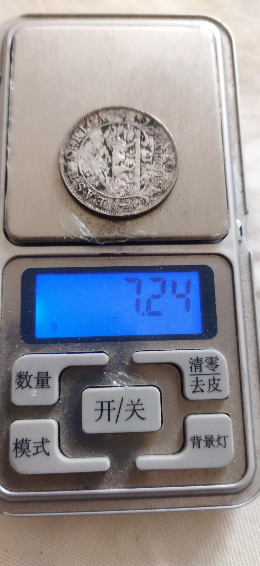 外国硬币初藏2024年第18场 英属东非1先令银币1921年。含银量25%。