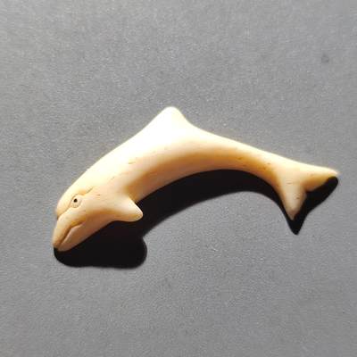 PCAI钱币12-59杂项小专场 - 外国回流小鱼一条，材质为骨