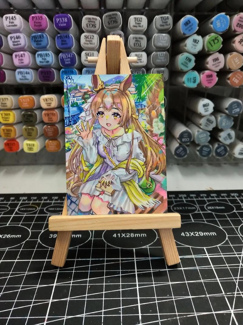妖精的尾巴卡牌拍卖《庆贺卡萃卡牌》第三十期 手绘卡-赛马娘-画师:南墙