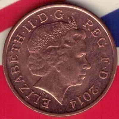 英国2014年1便士 实物如图 UNC- - 英国2014年1便士 实物如图 UNC-