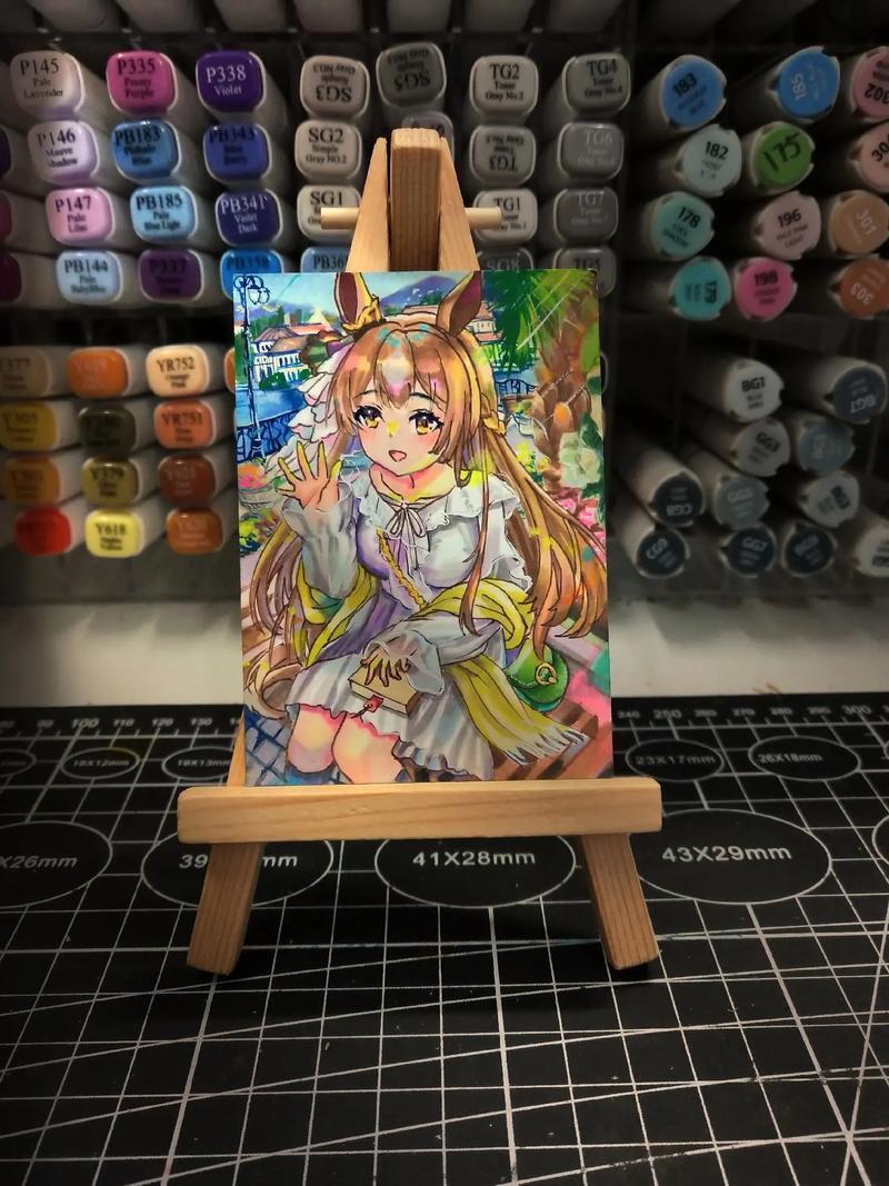 妖精的尾巴卡牌拍卖《庆贺卡萃卡牌》第三十期 手绘卡-赛马娘-画师:南墙