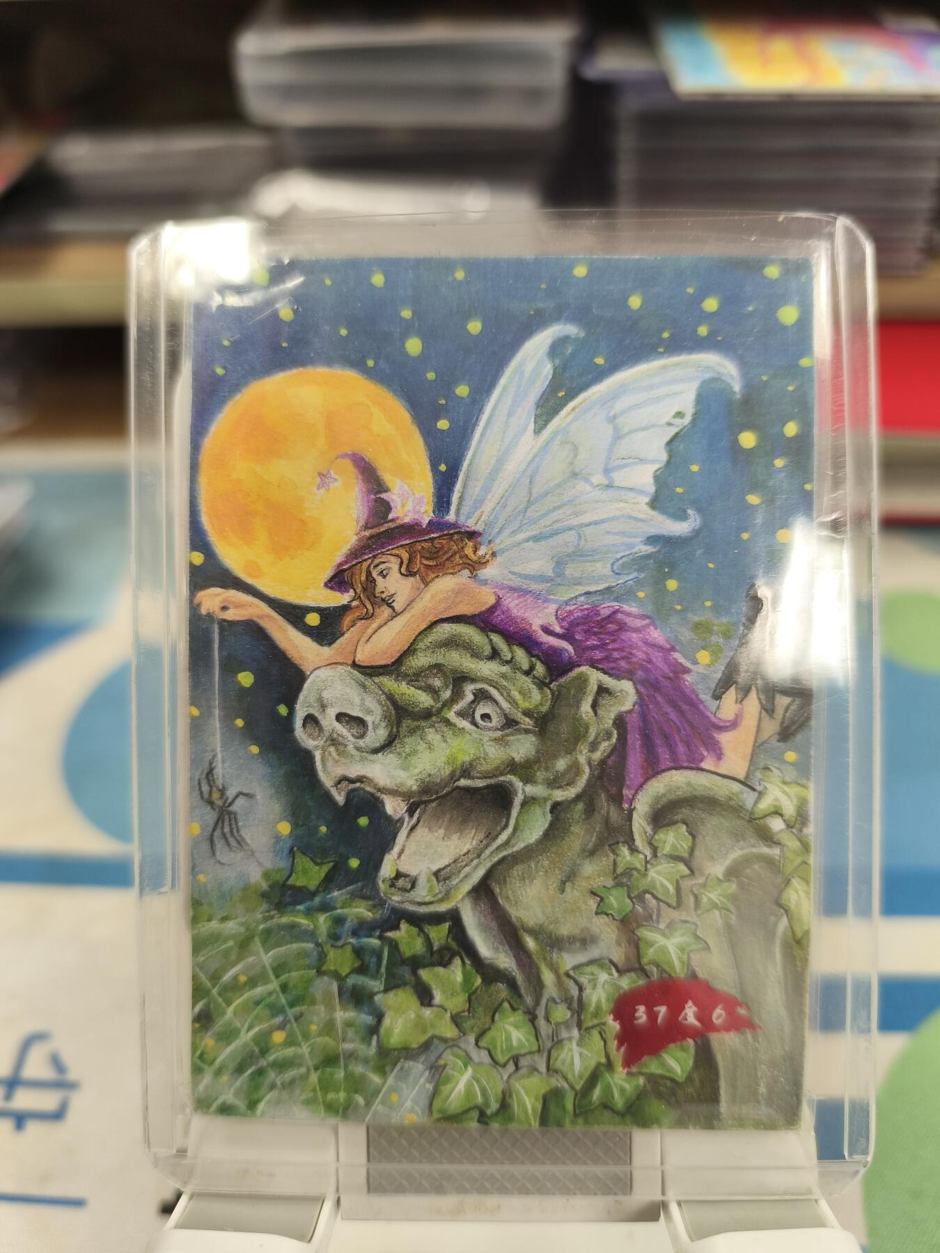 妖精的尾巴卡牌拍卖《庆贺卡萃卡牌》第三十期 手绘卡-画师:帆