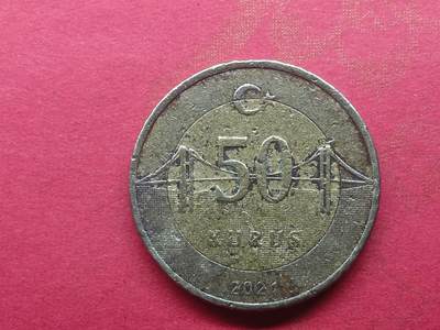 丝路打制货币及外国硬币 土耳其50