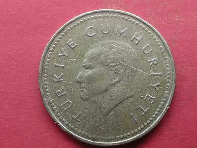 丝路打制货币及外国硬币 土耳其5000