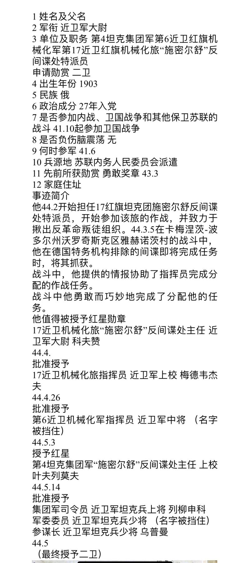 大猫徽章拍卖 第259期 苏联43二卫2⃣️ 档案齐全 原配银轮