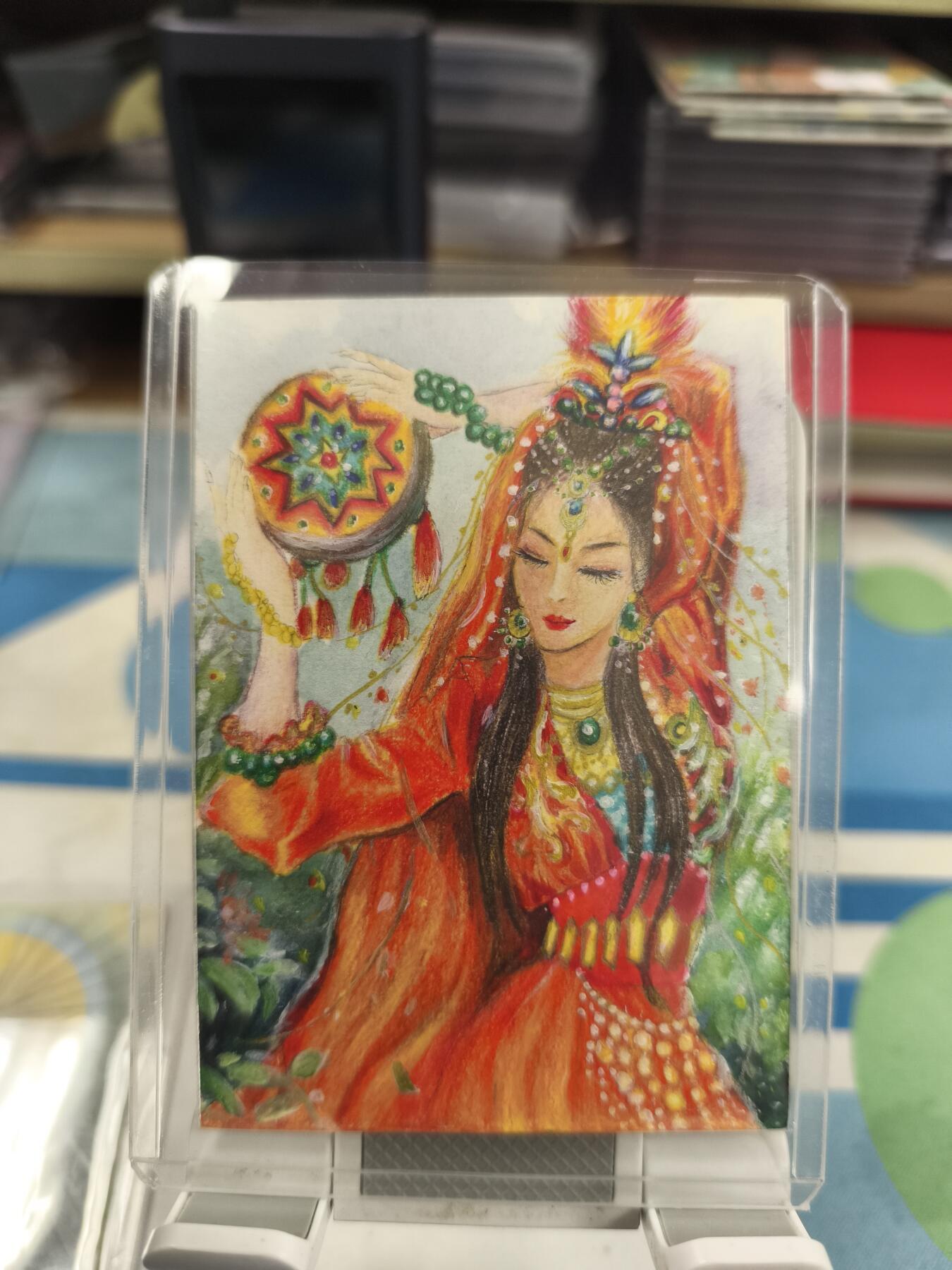 妖精的尾巴卡牌拍卖《庆贺卡萃卡牌》第三十期 手绘卡-异域风情-画师:无言