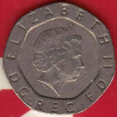 英国2004年20便士 纪念币 实物图 - 英国2004年20便士 纪念币 实物图