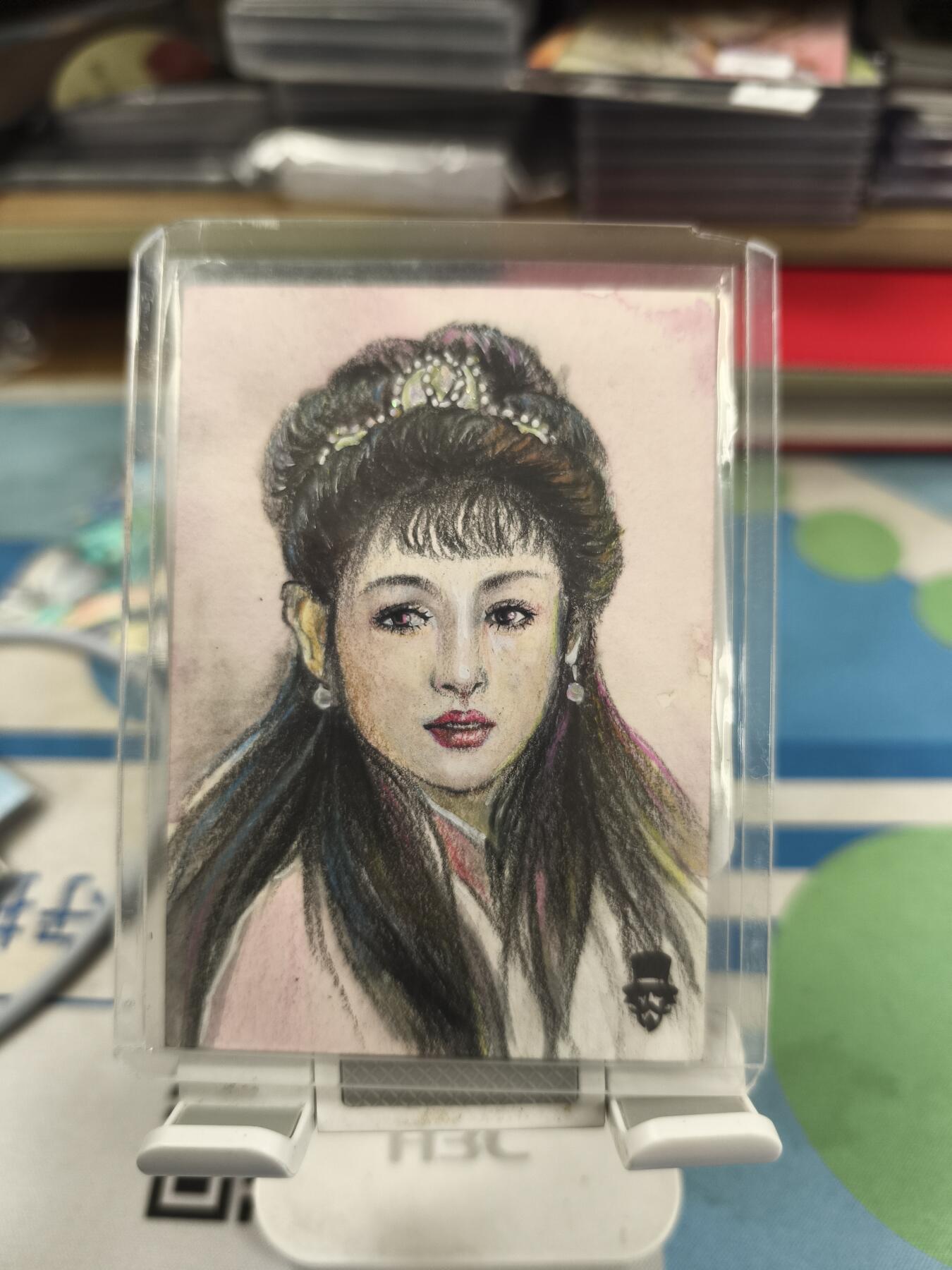 妖精的尾巴卡牌拍卖《庆贺卡萃卡牌》第三十期 手绘卡-聊斋小倩-画师:静怡