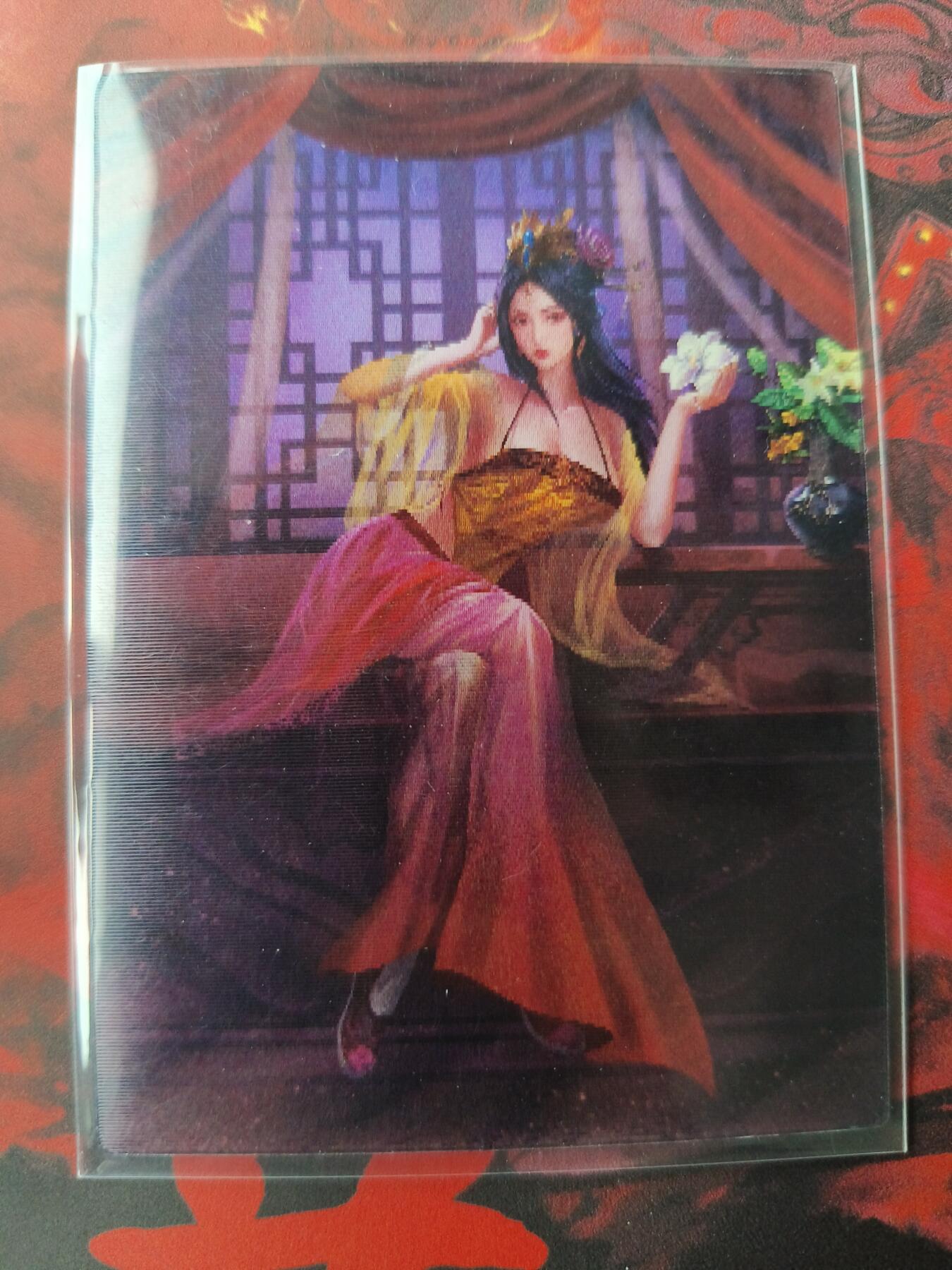 草根集藏——卡牌专场 齐卡残唐飞虎传变换卡李鸾英